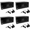 SATENCO LOT 4 X RP2 Répulsif Ultrasons Anti Rongeurs Rats Souris Chauve Souris Puces Tiques Araignées Sur 325m2(x4)