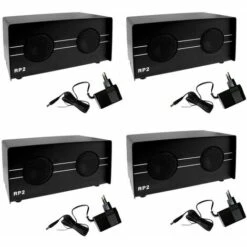 SATENCO LOT 4 X RP2 Répulsif Ultrasons Anti Rongeurs Rats Souris Chauve Souris Puces Tiques Araignées Sur 325m2(x4)