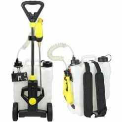 FISHTEC Pulvérisateur Electrique Rechargeable 16 Litres - Dorsale Ou Sur Roues - Batterie Lithium-Ion