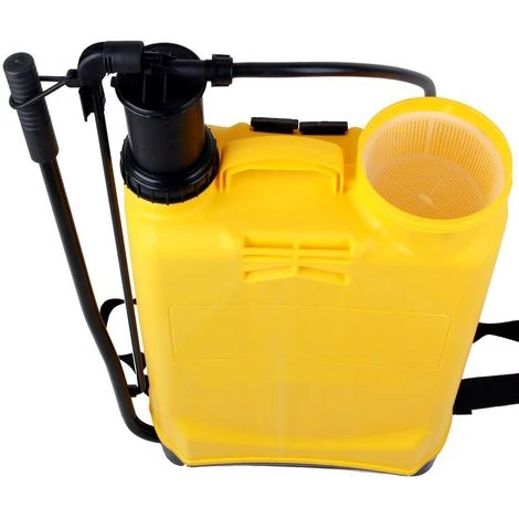 OOBEST Pulvérisateur De Jardin à Pression Pulvérisateur à Dos 16 Litres En Plastique - Jaune – Image 4