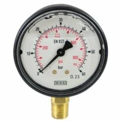 LEM SELECT Manomètre à Bain De Glycérine 0 - 60 Bars - M 1/4"