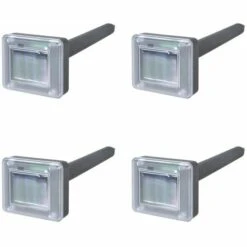 VIDAXL Kit 4 X Solaire Energie Anti Chasse De Rongeurs