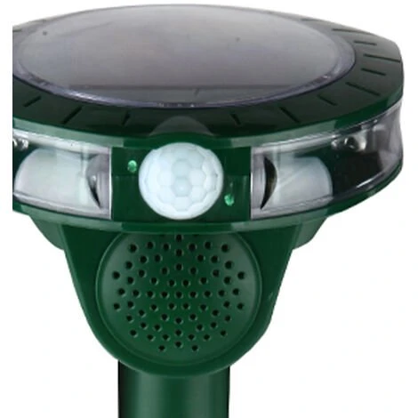 FISHTEC® Répulsif Ultrasons Solaire + Flash 270° - Détecteur De Mouvement – Image 4