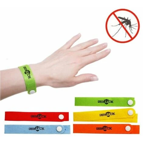 SHOPSTORY Lot De 10 Bracelets Anti-Moustiques 100% Naturel