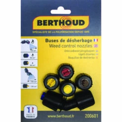 BERTHOUD Kit Buses Desherbage - HOZELOCK 200560 - Garantie 2 Ans - Noir