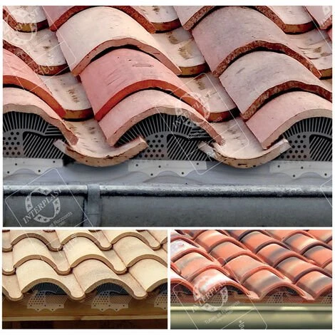 Obturateurs De Tuile - Peigne Pare-oiseaux Individuel - Boîte De 50 - INTERPLAST - TRANSLUCIDE – Image 5