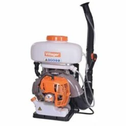 Atomiseur Thermique à Dos Moteur 2 Temps 51,7 Cm3 Cuve 14 Litres Pulvérisation 6 à 9 M Villager DM14PE - Blanc