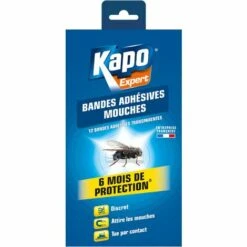 BRUNEL Bandes Adhésives Anti-mouches Transparentes X12 KAPO
