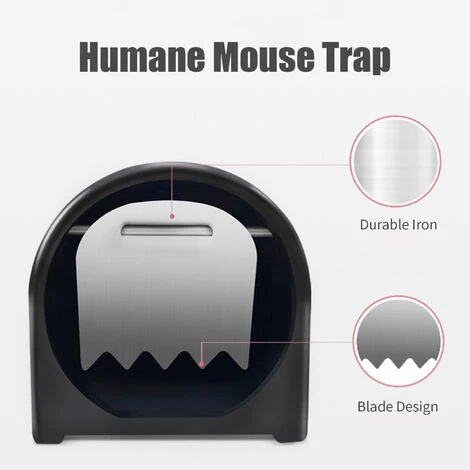 ASUPERMALL Souris Rat Rongeur Zapper Mouse Trap Humane Souris Mouse Trap Catch And Release Piege Souriciere Catcher Capture Cage D'Interieur – Image 2