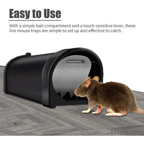 ASUPERMALL Souris Rat Rongeur Zapper Mouse Trap Humane Souris Mouse Trap Catch And Release Piege Souriciere Catcher Capture Cage D'Interieur – Image 5