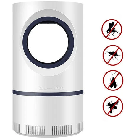 HAPPYSHOPPING USB LED UV Mosquito Killer Light Silencieux Photocatalytique Inhalation Mosquito Killer Blanc – Image 5