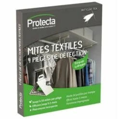 PROTECTA 4 Pièges De Détection De Mites Textiles