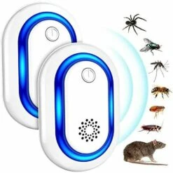 BETTERLIFE Répulsif Ultrasons, Ultrason Souris, Anti Rongeurs Insectes Anti Moustiques, Occasions Polyvalentes Anti Rats, Fourmis, Cafards, Insectes Nuisibles Rongeurs, 100% Sûr Pour Les Humains Et Les Animaux