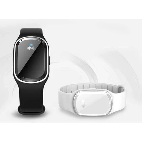 BEARSU Lot De 2 Bracelets Anti-moustiques électroniques à Ultrasons Avec Câble USB - Étanches - Pour Enfants Et Adultes – Image 2