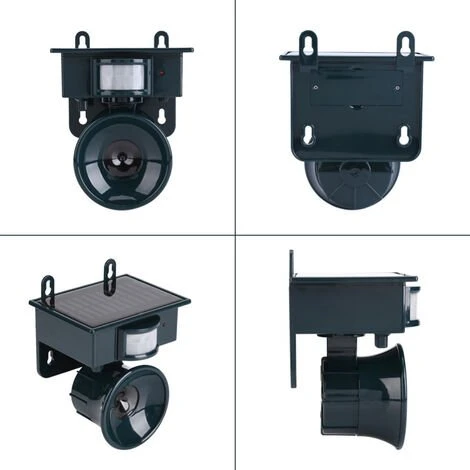 THSINDE Repulsif Ultrason , Pour Animaux Nuisibles Du Jardin Animaux Sauvages Anti Nuisible Rongeurs Taupes Chats Chiens Oiseaux Renard (avec Télécommande) – Image 2