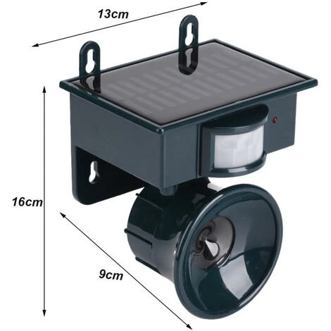THSINDE Repulsif Ultrason , Pour Animaux Nuisibles Du Jardin Animaux Sauvages Anti Nuisible Rongeurs Taupes Chats Chiens Oiseaux Renard (avec Télécommande) – Image 4