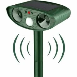 LITZEE Répulsif à Ultrasons Animaux Animaux Répulsif Animaux Animaux Répulsif Chat Répulsif Animal Répulsif Animaux Pour Le Jardin Pour Chasser Les Chats, Chiens, Oiseaux, Martres (énergie Solaire)