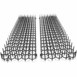 SOLDELA Lot De 4 Grilles Anti-nuisibles - Repulsif Naturel Pour Jardinières Et Potagers - Découpable Et Modulable - 49 X 14 CM