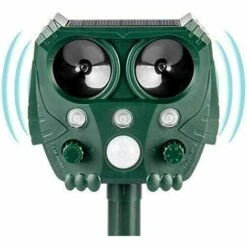 BETTERLIFE Répulsif Solaire à Ultrasons - Répulsif Pour Animaux - Étanche - Répulsif Contre Les Animaux - Répulsif Contre Les Oiseaux