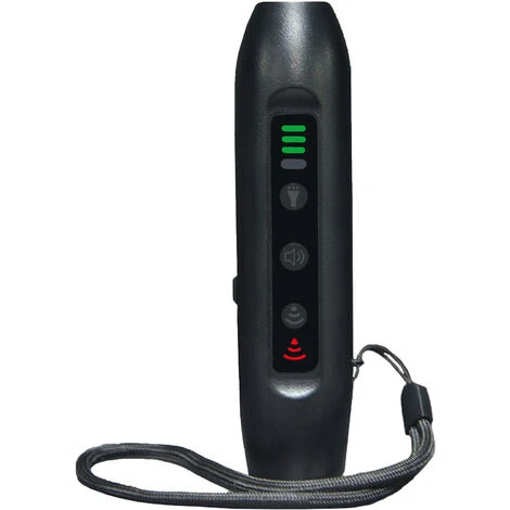 ASUPERMALL Repulsif A Ultrasons Pour Chien A 3 Modes, Dispositif D'Entrainement De Chien Rechargeable Portable Avec Lampe De Poche Intelligente A Haute Luminosite, Dispositif De Dressage De Chien Avec Indicateur Led