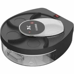 BRIDAY Piège à Mouches à Rotation Automatique USB Attrape-Insectes Mosquito Killer Bug Zapper Pest Control, Pour Les Familles, Les Cuisines, Les Hôtels, Les - Rechargeable Noir