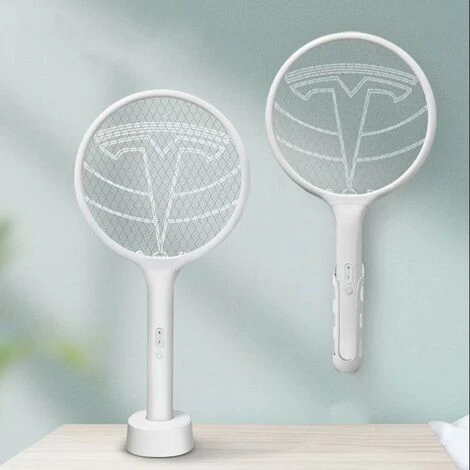 SUNFLOWER Raquette Anti-moustiques électrique Permet De Se Débarrasser Des Moustiques, Mouches Et Autres Insectes Volants Rechargeable Par (USB Éclairage LED â Image 4