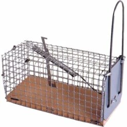 Caussade CASNASSB Nasse à Souris Socle Bois Et Grillage Ultra Resistant,Réutilisable | Intérieur Et Extérieur