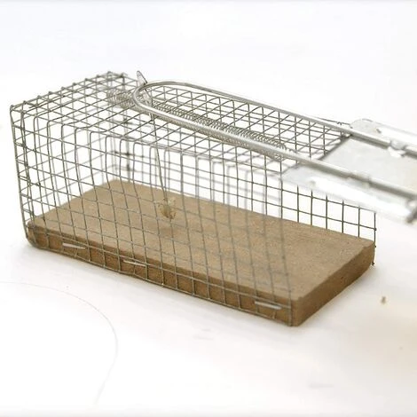 Caussade CASNASSB Nasse à Souris Socle Bois Et Grillage Ultra Resistant,Réutilisable | Intérieur Et Extérieur – Image 2