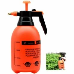SUNFLOWER Pulvérisateur Haute Pression 2L Avec Buse En Laiton Réglable, Atomiseur à Pompe De Haute Qualité (2L Adapté Aux Plantes De La Maison Et Du Jardi