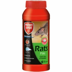 PROTECT EXPERT RACPAT520 Pates Pour Rats/Campagnols 52 Sachets | Hyper Appétent | Lieux Secs Et Humides
