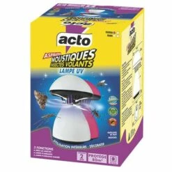 ACTO - Acto Aspirateur à Moustiques Et Volants Lampe Uv 80m2