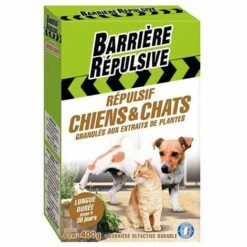 BARRIERE REPULSIVE. - Répulsif Chiens Chats Granulés Prêts à L'emploi 400g /nc