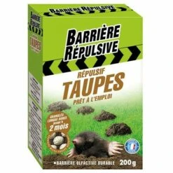 BARRIERE REPULSIVE. - Répulsif Taupes Granulés Prêt à L'emploi 200g /nc
