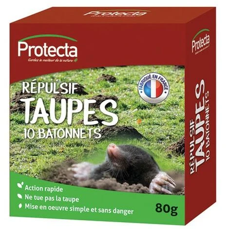 PROTECTA - Taupes 10 Batonnets Repulsifs 80g