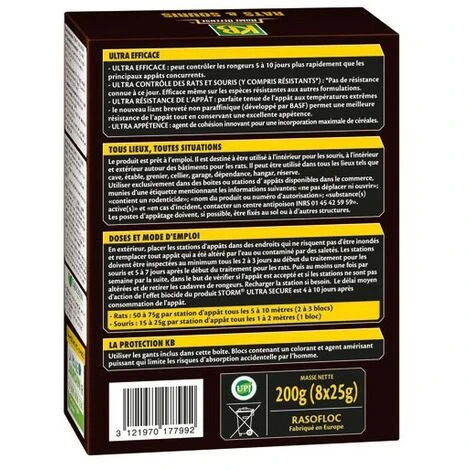 KB HOME DEFENSE - Rat Souris Blocs 200g (8x25g) /nc – Image 2