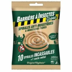 BARRIERE A INSECTES - Spirales Anti Moustiques à Base De Géraniol Sachet De 10 /nc