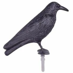 ESSCHERTDESIGN Epouvantail Corbeau Pour éloigner Les Pigeons Noir - Noir