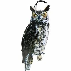 BEST FOR BIRDS Épouvantail Chouette à Suspendre Brun - Brun