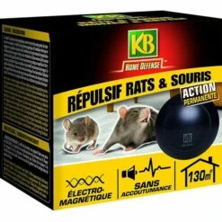 KB Répulsif Rats Et Souris Électromagnétique, 1 Pièce, Taille Unique