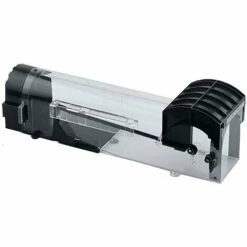 SUPERSELLER Anti-nuisible Piège à Souris Sans Cruauté Piège à Souris Intelligent Agrandi Et Piège à Rongeurs No Kill Pièges à Souris Réutilisables Pour Petites Souris Pour Maison, Garage, Extérieur, Enfants, Animaux Domestiques, Sans Danger, Noir & Transparent - Noir