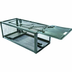 QERSTA Pièges à Rats Piège De Capture Deux Entrées Cage Piege Pour Souris Rongeurs Mulots 27X13X11CM