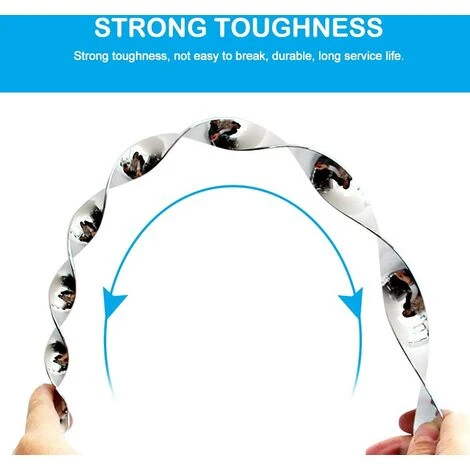 VERSAILLESFR Repulsif Oiseaux, 12 Pièces Epouvantail Oiseaux Effaroucheur Oiseaux Spirale Vent Réfléchissant Spirale Rotatif Répulsif Pour Effrayer Les Oiseau, 6 Couleurs (30CM) Versailles – Image 3