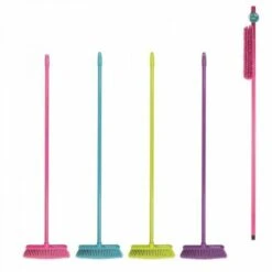 JARDIRICODECO Balai Classique Couleur, 4-fois Assorti