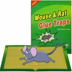 PERLE RARE Piège à Souris Pièges à Rats, 5 Plaques Collantes Souris, Plaques De Glu Anti Souris Anti Rat - Grande Taille 8"x12"