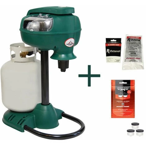 Offre Spéciale Longue Durée - Mosquito Magnet Pioneer - Piège Anti-moustiques D'extérieur Jusqu'à 3000m2 + Attractants - Vert
