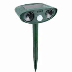 IRISFR Répulsif Chat Ultrason, Repulsif Chat Solaire, Répulsif Ultrason Anti Rongeurs Avec Détecteur De Mouvement, Étanche Repulsif Chat Exterieur Pour Anti Chats Chiens Souris Ratons Animaux De Jardin，Lilaris