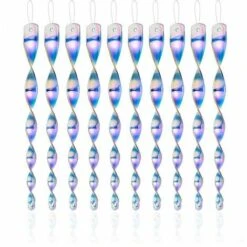 GUAZHUNIFR Répulsif Oiseaux,GU.B/bon Répulsif Oiseaux, 10 Pièces Répulsif Contre Les Oiseaux 30 Cm Barre Effaroucheur Oiseaux,Violet