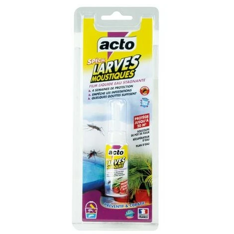 COMPAGNIE GENERALE INSECTICIDE ACTO LARVE MOUSTIK FILM EAU STAGNANTE (Vendu Par 1)