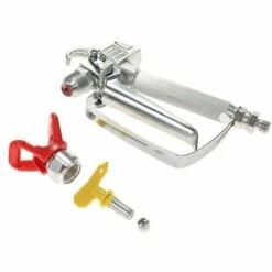 HAPPYSHOPPING Le Pistolet De Pulverisation Airless 3600psi + Base Rouge + Buse Jaune Convient Au Pulverisateur Graco Wagner Titan