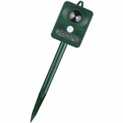 HAPPYSHOPPING Nouveau Chat Repulsif Anti-chien A Ultrasons A Detection Infrarouge Solaire Pour Animaux